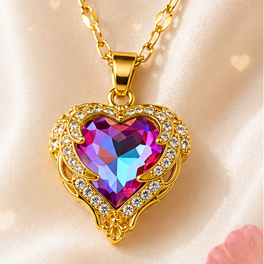 Collar Corazon Ocean