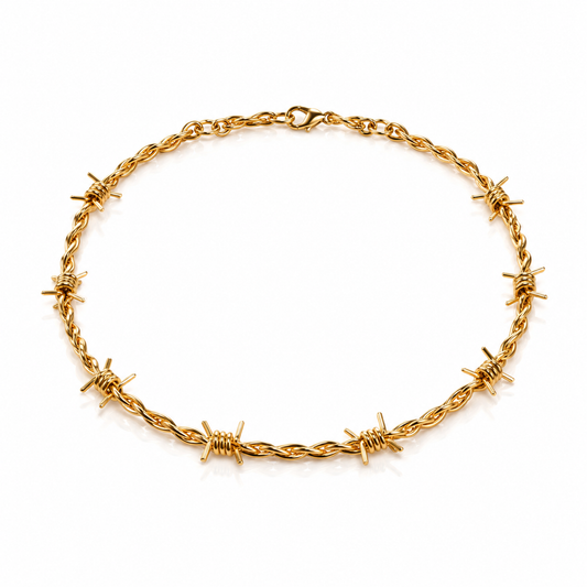 Cadena Espinada de Oro