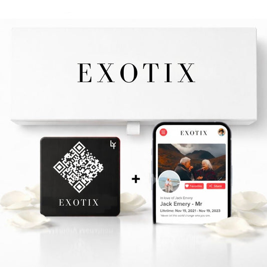 QR conmemorativo: homenaje al legado para una lápida